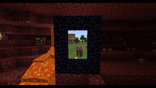 immersive portals Minecraft mod [upl. by Mitchel]