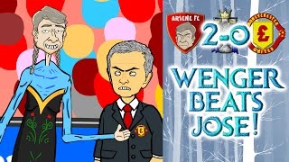 ❄️20❄️Wenger beats Jose For The First Time in the League [upl. by Zsamot]