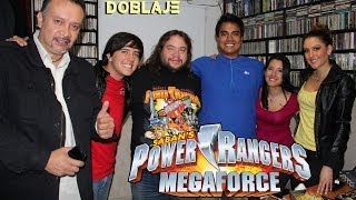 Power Rangers Megaforce Entrevista Doblaje Latino [upl. by Dalt]