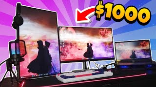 My 1000 Gaming Setup Tour [upl. by Einnaffit]