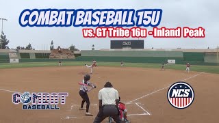 Combat Baseball 15u vs GT Tribe 16u 9152024 [upl. by Laresa]