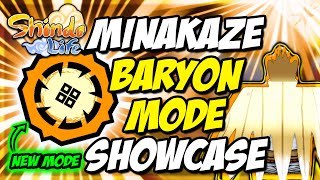 MINAKAZE BARYON MODE FULL SHOWCASE  MINAKAZE BLOODLINE  SHINDO LIFE  RELLGAMES [upl. by Elden]