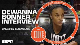 Caitlin Clark is not your typical rookie  DeWanna Bonner on guarding the Fever guard 👀 [upl. by Nnylsoj]