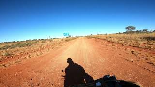 Day 5 CT125 Trail Postie Bike Australian Desert Adventure [upl. by Prissie]