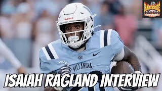 Villanova Wildcats RB Isaiah Ragland Interview Villanova [upl. by Conlen]