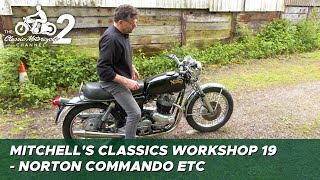 Classic Motorcycle Workshop Vlog 19  Norton Commando etc [upl. by Sylvia43]