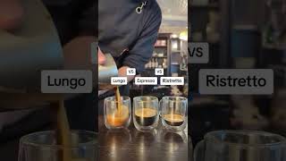 RISTRETTO  ESPRESSO  LUNGO  IG  COFFEEHOLIC101  coffee baristavlog espresso ristretto [upl. by Ahsasal]