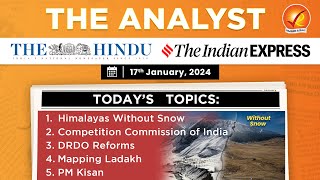 The Analyst  17th January 2024  Vajiram amp Ravi  Daily Newspaper Analysis  Current Affairs Today [upl. by Aytnahs]