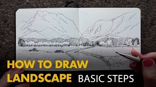 How to Draw a Landscape [upl. by Maer]