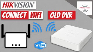 How to Connect wifi to Hikvision DVR 2024  Connect wifi to Old Hikvision DVR [upl. by Hollister416]