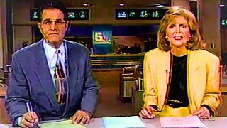 NBC 5 Chicago 10p Newscast Following CHEERS SERIES FINALE on May 20 1993 WMAQTV [upl. by Webber]