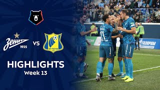 Highlights Zenit vs FC Rostov 61  RPL 201920 [upl. by Hackett437]