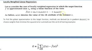 Locally Weighted Regression [upl. by Lynnworth526]