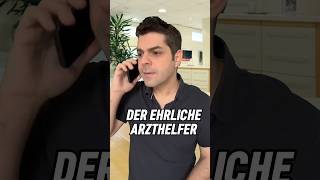 Der ehrliche Arzthelfer 😂 comedy humor arztpraxis lustig patient ärzte arzt [upl. by Hasile282]