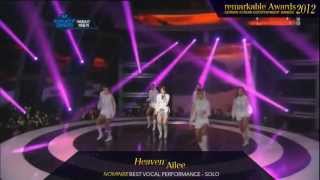 remarkable Awards 2012  German Korean Entertainment Awards  Part 2 [upl. by Yerfej]