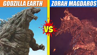 Godzilla Earth vs Zorah Magdaros  SPORE [upl. by Benita]