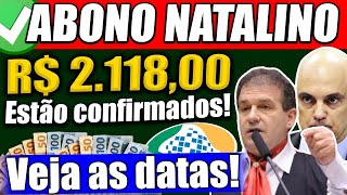 INSS Virou a Folha de Pagamento 13º Salário Antecipação 14º Salário do INSS ABONO NATALINO [upl. by Nolyar729]