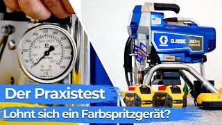 Praxistest  Graco Airlessgeräte im Vergleich GX 21  390 PC [upl. by Caro]