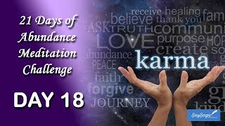 21 Days of Abundance Meditation Challenge with Deepak Chopra  Day 18 [upl. by Ynamad]