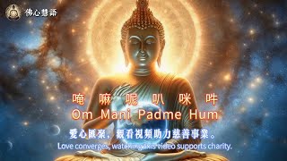 Om Mani Padme Hum 唵嘛呢叭咪吽 六字大明咒 The sixsyllable Mantra  Peaceful Chanting  Meditation [upl. by Joed]