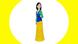 ASMR colorindo Mulan Disney colorindodesenho asmr disney asmrdrawing [upl. by Berkly]