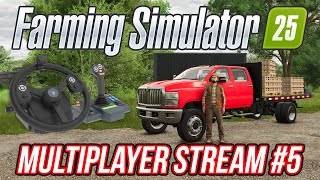 FARMING SIMULATOR 25 MULTIPLAYER 05  HORI FARMING VEHICLE CONTROL SYSTEM  Stream 17112024 [upl. by Wiatt]