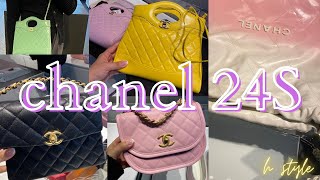 CHANEL 24S SPRING SUMMER COLLECTION ✨ what’s in stores now 🛍️ shopping at Bottega Prada Dior [upl. by Mosley808]