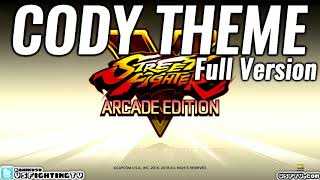 SFV ARCADE EDITION  Cody Theme full version [upl. by Dominy]