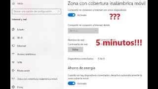 Se pierde conexión a internet al activar la zona de cobertura inalámbrica 5 minutos [upl. by Aarika]