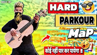 Top 1 new hardest parkour craftland map code of 2024  freefire Parkour craftland map code  Ff [upl. by Adnawyt]