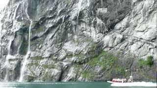 AIDA Luna in Norwegen Ausflug im Speedboot im Geiranger Fjord  Wasserfall Sieben Schwestern [upl. by Llorrad]