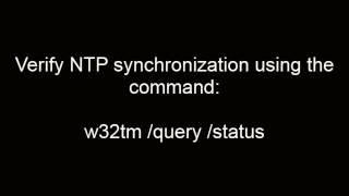 Configuring NTP on Windows 2012 Server [upl. by Hanah]