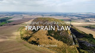 Drone flight around Traprain Law [upl. by Yoong]