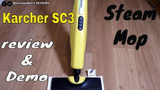 Karcher SC 3 Upright EasyFix Steam Mop Review amp Demonstration [upl. by Acinna291]