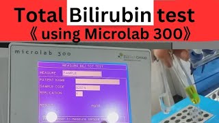 Total bilirubin test practical videomicrolab300 [upl. by Lewendal864]