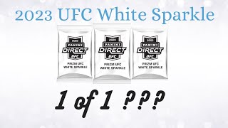 10 2023 UFC PRIZM WHITE SPARKLE PACKS HUGE HITS [upl. by Lipfert]