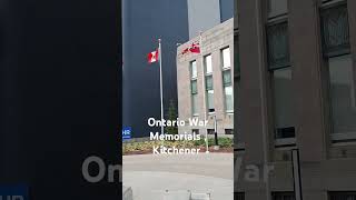 Ontario War memorials Kitchener [upl. by Shuman]