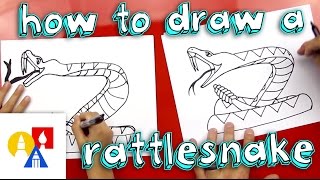 How To Draw A Rattlesnake [upl. by Airegin]