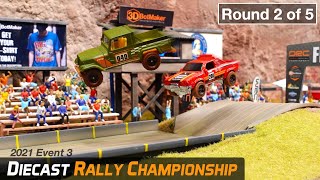 DRC Truck Edition Round 2 of 5 Diecast Rally Truck Racing [upl. by Celestyn853]