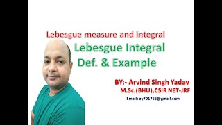 Lebesgue integral Definition and Example Lebesgue measure and integral lecture11 [upl. by Floro]