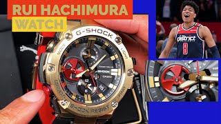 GShock Rui Hachimura GSTB100RH1A CASIO Watch Collaboration  8 Washington Wizards [upl. by Yila577]