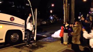 New Rochelle High School Cheerleaders Return Home [upl. by Korwin]