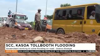 SCC Kasoa Tollbooth Flooding Government working to solve flooding on the road  Asenso Boakye [upl. by Notrem]