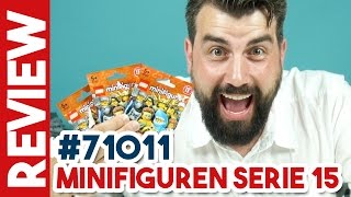 LEGO Minifiguren 71011 Serie 15  Unboxing und Aufbau  Spielzeugwelten [upl. by Gariepy]