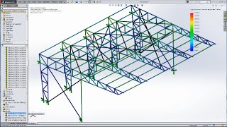 SolidWorks Steel structures [upl. by Eeleimaj383]