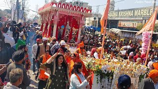 Guru Ravidas Jyanti 2024 Jalandhar 647th Gurupurb Shobha Yatra Jalandhar Part 2 Shobha Yatra [upl. by Strephonn]