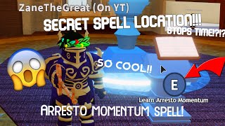 Arresto Momentum Location I Forgotten Spell That Stops Time I Roblox I RoWizard [upl. by Krein]