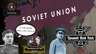 Hoi4 TWR Sins of the Father Vasily Stalin Reunites the Soviet Union [upl. by Edia]