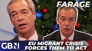 CRISIS France breaks EU ranks as migrant terrorism pushes them to breaking point  Nigel Farage [upl. by Yllac]