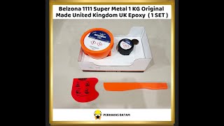 Belzona 1111 Super Metal 1 KG Original Made United Kingdom UK Epoxy 1 SET [upl. by Clara]